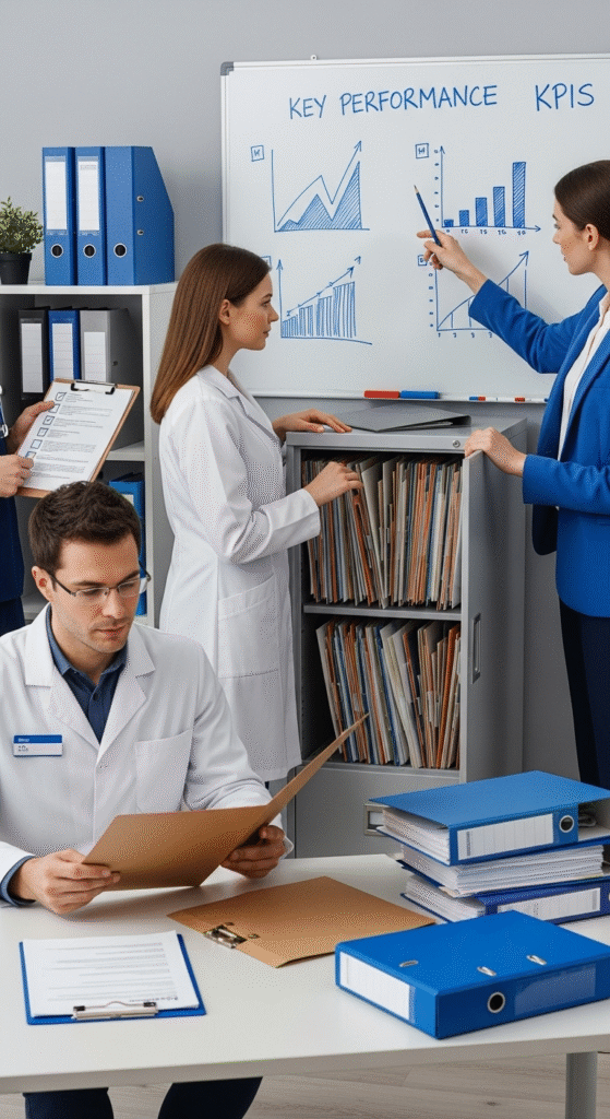 Medical billing expert managing credentialing timelines and compliance tasks