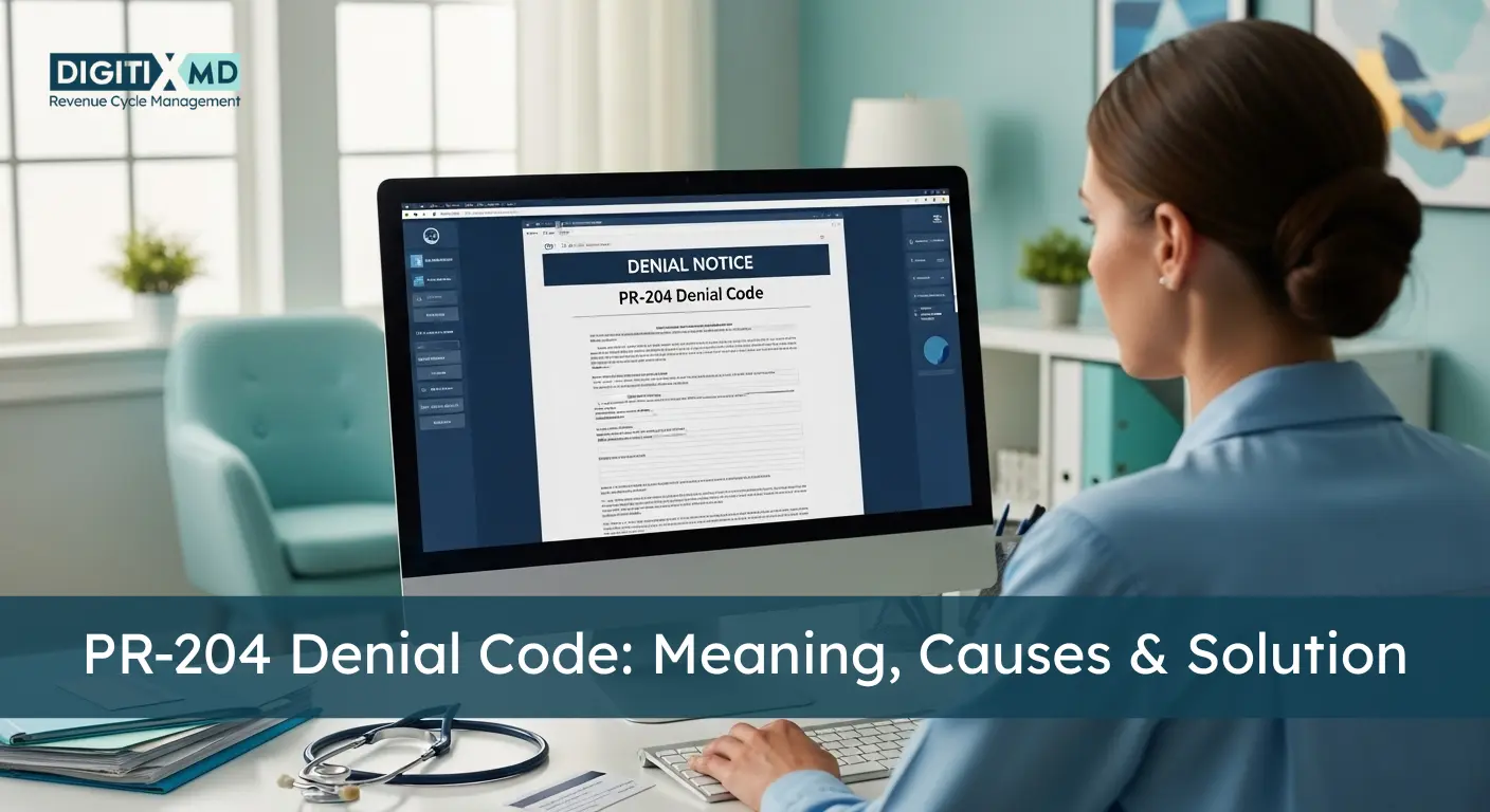 PR-204 Denial Code Meaning, Causes & Solution